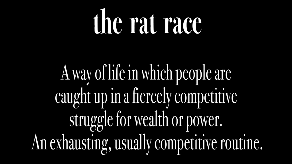 avoid the middle class rate race