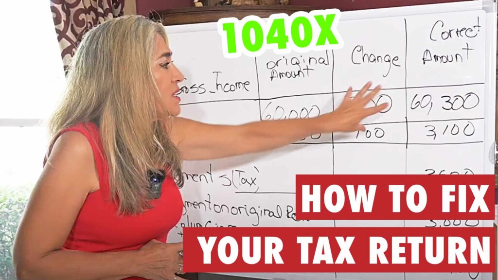 how fix to your tax return